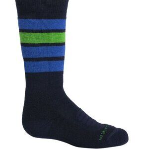 icebreaker Merino Ski Medium Over the Calf Stripe Socks kids
